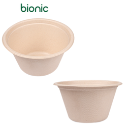 [107.231.25] Saladeira Bionic 750Ml Natural 15,5X8,4Cm 50Unid.           