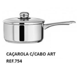 [107.302975418] Caçarola C/Tampa Inox T/Calor Art 18Cm 1,8Lts Artame        