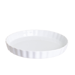 [107.740.83102224G] Tarteira Porcelana De Forno 24X3,5Cm Gourmet                
