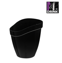 [107.673.015.004] Balde Gelo Simples Preto Policarbonato 21,8X23Cm            