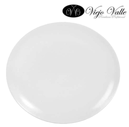 [880.B758028] Prato Apresentacao Branco Ø32X2.5Cm Infinity Viejo Valle    