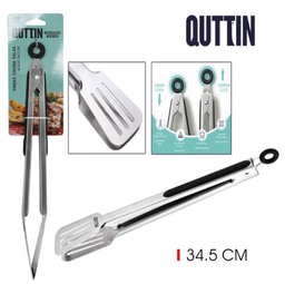[880.BQ05010772930] Pinça Cozinha Espatula Inox 34,5Cm Quttin                   