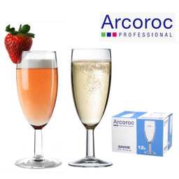 [107.690.1121302] Caixa 12 Cálices 5X17Cm Flauta 17Cl  Vidro Savoie Arcoroc   