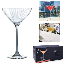 [107.690.9431171] Conjunto De 6 Cálices Cocktail 21 Cl Symetrie C&S           