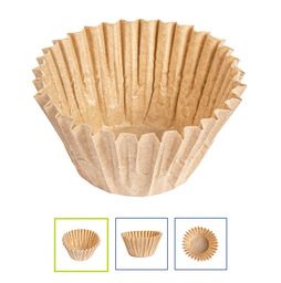 [107.257.86] Forma De Papel Anti-Gordura Kraft Ø 2,4X2Cm 500 Unid.       