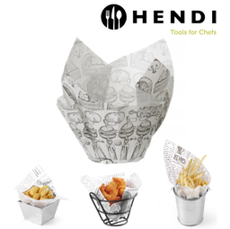 [107.650.678190] Papel Antigordura 160X160X(H)50Mm 150 Unid. Hendi           