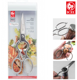 [107.951.96694.20] Tesoura Para Peixe Inox 20Cm  Icel                          