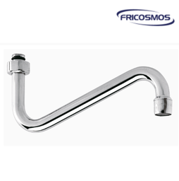 [AG1.844.462849] Pescoço De Cisne Para Misturadora De Chuveiro 20Cm 3/4      