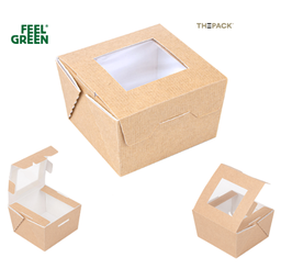 [107.253.59] Caixas C/Janela Thepack 300 Ml 8X7,5X5,5Cm  50 Unid.        