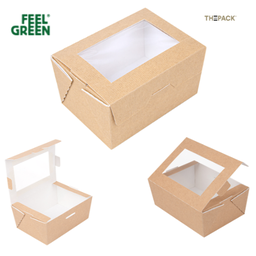 [107.253.60] Caixas C/Janela Thepack 500 Ml 8,5X12X5,5Cm  50 Unid.       