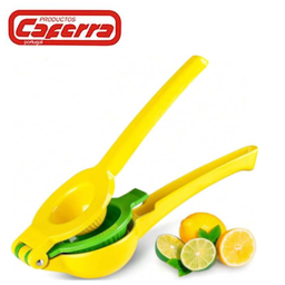 [866.4-066] Espremedor De Limão/Lima 22X8Cm Amarelo/Verde               
