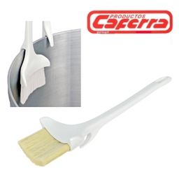 [866.1-214A] Pincel Pastelaria Concavo C/Suporte Lat. Cerda Nat. 6X24,5Cm