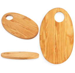 [107.740.15101207] Tabua De Madeira P/Tapas Oval 25X35X1,8Cm                   
