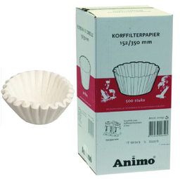 [107.01097] Filtro De Papel D1 Ø150Mm D2 Ø350Mm P/Maq. Café 500 Unid    