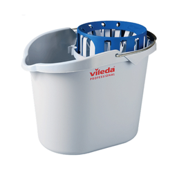 [107.162136] Balde De 10Lts Azul C/Espremedor Vileda Profissional        