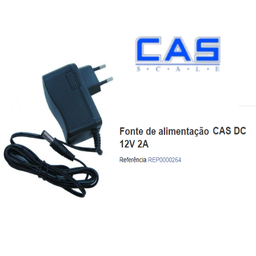 [103.REP0000264] Fonte De Alimentação Para Balanças Cas Dc 12V 2A            