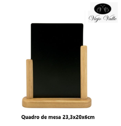 [880.B645ELETEME] Quadro De Mesa 23,3X20X6Cm  A5 Securit                      