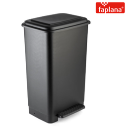 [107.513.23468] Balde 42Lt C/ Pedal Preto R:768  36X30X65Cm Faplana         