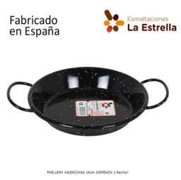 [880.217700518] Paelhera Valenciana 18Cm Esmaltada La Estrella              