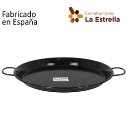 [880.217700538] Paelhera Valenciana 38Cm 8 Doses Esmaltada La Estrella      