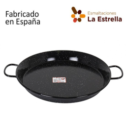 [880.217700546] Paelhera Valenciana 46Cm 12 Doses Esmaltada La Estrella     