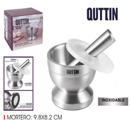 [880.BQ01019973175] Almofariz  Inox  9,8X8,2Cm  Quttn                           