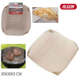 [880.BY01010574818] Rede Anti-Aderente P/Grelhador/Forno 30X30X3Cm 260ºc Algon  