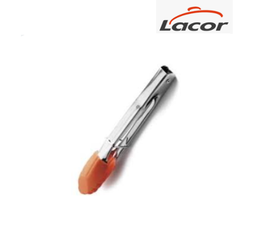 [107.688.64432] Pinça Inox Ponta Laranja Silicone 18Cm Lacor                