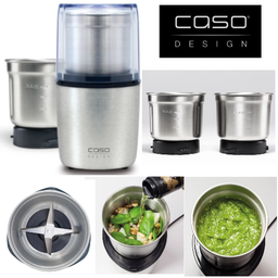 [109..5CASOD1831] Moinho Inox Caso Coffee & Kitchen Flavour 200W Caso         