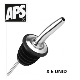 [107.670.93110] Vertedor Continuo Conico Inox Pack De 6 Unid. Aps           