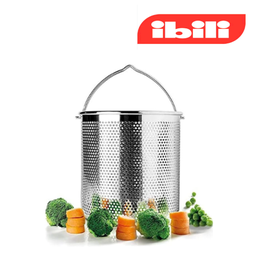 [107.676.705520] Cesto Inox Perfurado C/Asa Para Panela 14X16Cm Ibili        