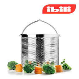 [107.676.705530] Cesto Inox Perfurado C/Asa Para Panela 16X16Cm Ibili        