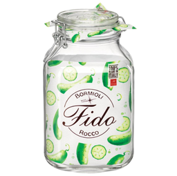[107.8004360008043] Frasco Fido Vidro Com Mola Transparente 3Lt Bormioli        