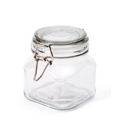[107.680.127031435] Frasco Vidro C/Tampa Fecho Hermético 630Ml                  