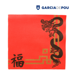 [963.122.04] Guardanapo Ecolabel China Vermelho 40X40Cm 50 Unid          