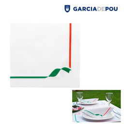 [963.166.74] Guardanapo Trattoria 40X40Cm Branco 50 Unid.                
