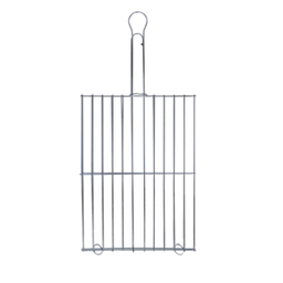 [107.860.52GR022] Grelha Dupla  Inox  Peixe/Carne Articulada 30X40Cm          