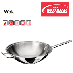[107.789.65749] Wok Inox Todo O Calor 30Cm Altura-8,5Cm Inoxibar            