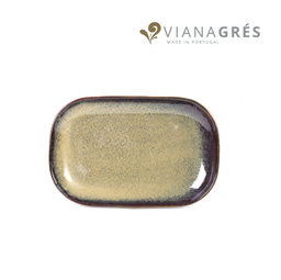 [107.850.43313243] Travessa Organic Castanha Retangular 25X17Cm Vianagres      