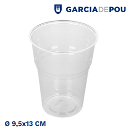 [107.224.02] Copo Transp. Pla Compostável 575Ml Ø 9,5X13Cm 50 Unid.      