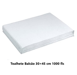 [964.2180130] Toalhete De Mesa Branco  30X45Cm 1000 Unid.                 