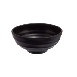 [107.0734252007] Tigela Red. Melamina Preto  Mate 16,5X8,5Cm 80Cl            
