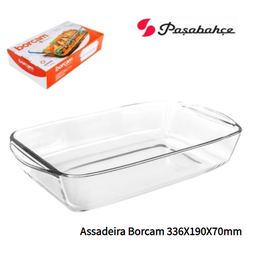[107.10345] Assadeira Vidro Borcam 336X190X70Mm 10345 Pasabahace        