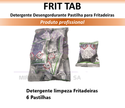 [955.97000.556.032A] Detergente Frit Tab Desengordurante Fritadeiras 6 Pastilhas 