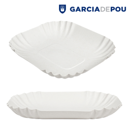 [107.268.64] Bandeja 15X12X2Cm Cartão Branco 250 Unid.                   