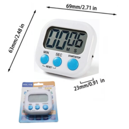 [107.07300957068] Temporizador Digital Magnetico De (1 A 99.59) 6,9X6,3X2,3Cm 