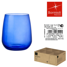 [107.1.96151] Copo Cristalin Cobalto 43Cl 85X105Mm Bormioli Rocco         