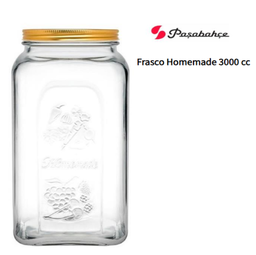 [107.080045464] Fasco Vidro 13X13X25Cm Homemade 3000 Cc  Pasabahce          