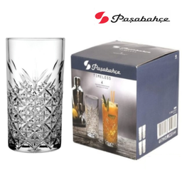 [107.52800] Timeless Copo Long Drink 45Cl Ø7,75X16,1Cm Pack 4 Pasabahce 