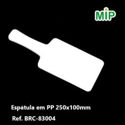 [107.888.83004] Espatula Em Polipropileno Branca 25X10Cm                    
